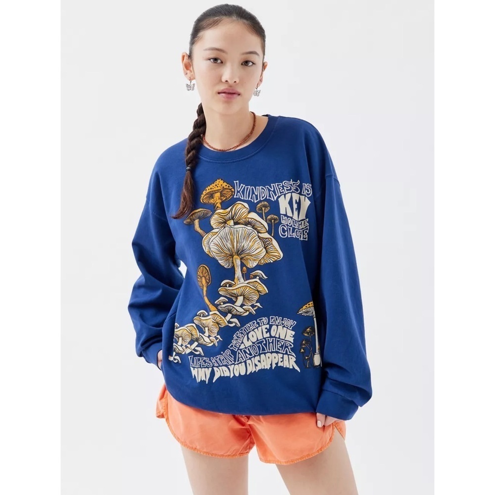 UO Project Social T Mushroom Sweatshirt